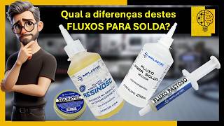 Kit Solda 10 em 1  Qual a diferença entre os fluxos de solda [upl. by Elrae504]