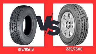 Tire Size 21585r16 vs 22575r16 [upl. by Yesnnyl]