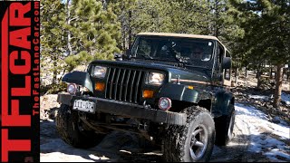 TFL Jeep Wrangler YJ Snowy amp Muddy Colorado OffRoad Debut [upl. by Ardnajela47]