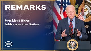 President Biden Addresses the Nation ASL [upl. by Ettesel]