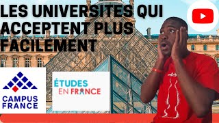 Les universités qui acceptent plus les étudiants étrangers [upl. by Nivlag]