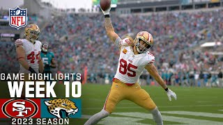 San Francisco 49ers vs Jacksonville Jaguars Game Highlights  NFL 2023 Week 10 [upl. by Lamhaj]