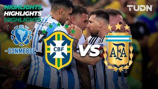 Brasil vs Argentina  HIGHLIGHTS  CONMEBOLEliminatoria 2023 [upl. by Felike]