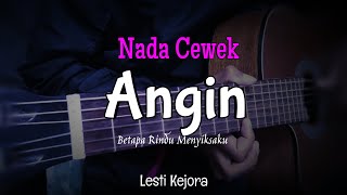 ANGIN  LESTI KEJORA KARAOKE AKUSTIK LIRIK [upl. by Gale939]