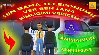 🔴Sen Bana Telefonumu Ver Ben Sana Kimliğimi Vericem Animasyon Vesion  😂 [upl. by Natsreik]