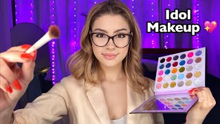 ASMR Doing Your Makeup Youre a CELEBRITY 📷 Layered Sounds Personal Attention For SLEEP 😴 [upl. by Thistle79]