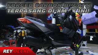 XMAX AUTO HEDON SETELAH DIPASANG WRAPPING INI WRAPPING FORGED CARBON [upl. by Lexa]