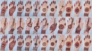 Top 20 mehndi design for backhandMehandi ka designEasy simple Karwa Chauth\Navratri Mehndi designs [upl. by Oluap]