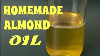 HOMEMADE ALMOND OILWITHOUT OIL PRESS [upl. by Ellen56]