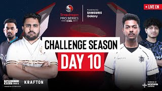 EN BGMI Challenge Season Day 10  Snapdragon Pro Series Powered by Samsung Galaxy [upl. by Morez]