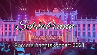 【Vlog】Sommernachtskonzert Schönbrunn 2021【Wiener Philharmoniker】Daniel Harding [upl. by Nosam]