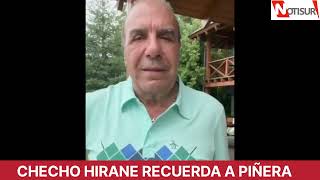 Checho Hirane recuerda a Piñera quotCuesta comprender la partida tan inesperada de un gran demócrataquot [upl. by Isnam]