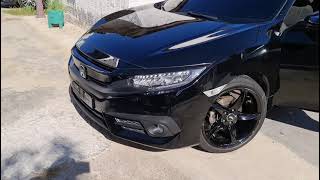 honda civic g10 farol  escape esportivo [upl. by Ahsienad926]