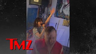 Zooey Deschanel Sings Karaoke Amid Movie Shoot in North Carolina  TMZ [upl. by Enniroc]