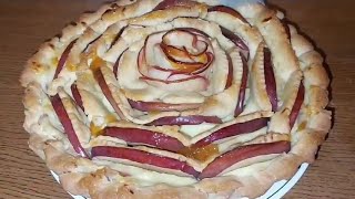 La Migliore Crostata di Mele🍎🍏 Crostata di Mele con crema pasticcera❗Italian famosa torta di mele❗ [upl. by Ynnej]