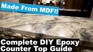 DIY Epoxy Counter Tops  Turn MDF Into Amazing Counters with Leggari Epoxy [upl. by Anastice]