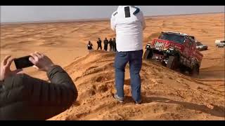 FATAL truck accident at the Dakar rally  Ales Loprais [upl. by Ailices493]