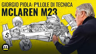 MCLAREN M23 il MONDIALE RUBATO a Lauda e LARRIVO di GILLES in F1  con Giorgio Piola [upl. by Safier]