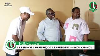 FULFULDE LE BENINOIS LIBERE REÇOIT LE PRESIDENT SIDIKOU KARIMOU [upl. by Niffirg232]