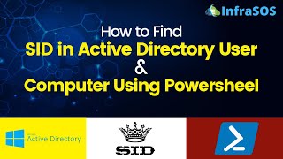 How to Find SID In Active Directory Users and Computers using PowerShell [upl. by Noremmac]