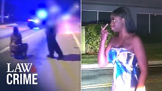 Woman Causes Huge Crash Then Urinates in the Middle of the Street Before DUI Arrest [upl. by Reider]