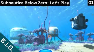 Subnautica Below Zero  Day 01  Best Start Ever I can barely believeit [upl. by Orrocos644]