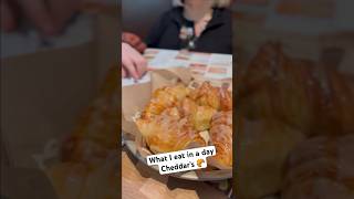 One meal a day at Cheddar’s  BEST croissants whatieatinaday foodvlog reallife [upl. by Ynahteb]