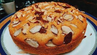 Almond Cake Recipe 🫶 l without Oven Cake Recipe By The Perfect Plate 🍽️ [upl. by Ailuy]