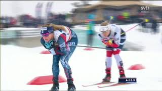 30km masstart damer Holmenkollen 2018 [upl. by Arodnahs603]