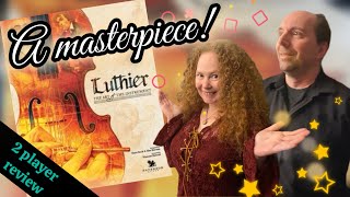 Luthier Boardgame Preview and Overview  2 Player Perspective [upl. by Atal]