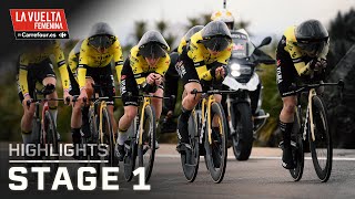 La Vuelta Femenina 2024 Stage 1  EXTENDED HIGHLIGHTS  4282024  Cycling on NBC Sports [upl. by Yvon]