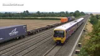 Great Western Mainline Near Cholsey 31072014 [upl. by Naegem]