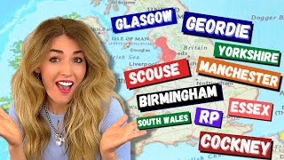 Learn 15 BRITISH Accents from around the UK with Examples britishaccent [upl. by Ck]