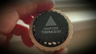 Danfoss Radiator Thermostat TRV removal [upl. by Pebrook472]