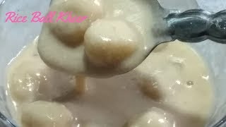 Rice Ball Kheer Pitha Recipe  South Indian Pitha Recipe Banaiya Bengali Style me  Ptha Special [upl. by Naillimxam]