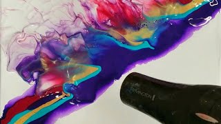 Acrylic Pour with ColourArte Pigments [upl. by Edy]