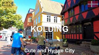 KOLDING Denmark 🇩🇰  2022  4K·60p  Walk in the Cute and Hygge City [upl. by Anthe]