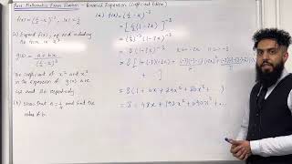 Pure Maths EQ  Problem Solving Involving Binomial Expansion Coefficient Problem [upl. by Stephani]