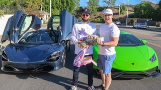 CASH RACE  Mclaren 720s vs Supercharged Lamborghini Huracan [upl. by Hilleary]