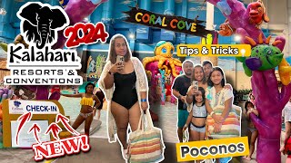 Kalahari Resorts Poconos PA 2024 I Tips amp Tricks I Room Tour I Vlog 313 [upl. by Ribak]