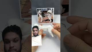 Clay Sculpture Crafting Dogs 🐕 diy dog handmade art craft funny clayseller claysculpture [upl. by Tterrej]