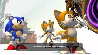 PC Sonic Generations  The Dark Monster and the Chaos Emerald HD [upl. by Ayekal292]