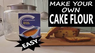 Making Your Own Cake Flour  Prepper Kitchen Tip [upl. by Danyette]