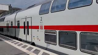 DB 147 565 mit IC von Nürnberg Karlsruhe Hbf 240723 [upl. by Eudo]