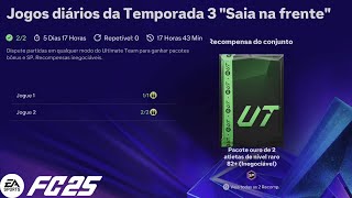 JOGOS DIÁRIOS DA TEMPORADA 3 “SAIA NA FRENTE”  EA SPORTS FC 25 [upl. by Fielding69]