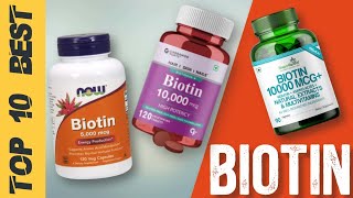 10 Best Biotin for Hair and Maximum Strength With Price  Top 10 Biotin for Hair [upl. by Acim656]