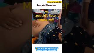 Leopold maneuver important knowledge  Leopold maneuver in pregnancy youtubeshorts shortvedio [upl. by Sheppard]