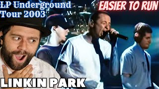 Linkin Park  Easier To Run LP Underground Tour 2003  REACTION [upl. by Asirram]