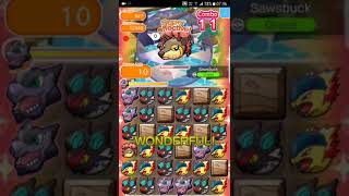 Pokemon Shuffle Mobile Main Stage 627 Sawsbuck Autumn Form S Rank ITEMLESS『ポケとる スマホ版』 [upl. by Hatch]