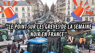 ALERTE INFO  LE POINT SUR LA GREVE DES AGRICULTEURS manifestation viralvideo agriculture [upl. by Juan288]